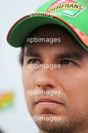 Sergio Perez (MEX) Sahara Force India F1. 04.09.2014. Formula 1 World Championship, Rd 13, Italian Grand Prix, Monza, Italy, Preparation Day.