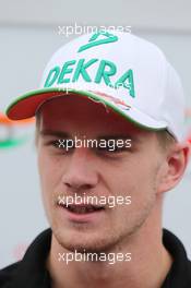 Nico Hulkenberg (GER) Sahara Force India F1. 04.09.2014. Formula 1 World Championship, Rd 13, Italian Grand Prix, Monza, Italy, Preparation Day.