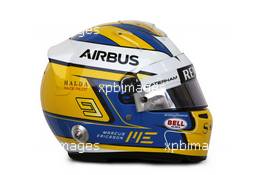The helmet of Marcus Ericsson (SWE) Caterham. 31.01.2014. Formula One Testing, Day Four, Jerez, Spain.