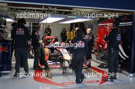 Daniil Kvyat (RUS) Scuderia Toro Rosso STR9. 31.01.2014. Formula One Testing, Day Four, Jerez, Spain.