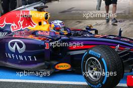 Daniel Ricciardo (AUS) Red Bull Racing RB10. 31.01.2014. Formula One Testing, Day Four, Jerez, Spain.