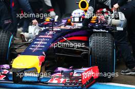 Daniel Ricciardo (AUS) Red Bull Racing RB10 front wing and nosecone. 31.01.2014. Formula One Testing, Day Four, Jerez, Spain.