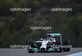 Nico Rosberg (GER), Mercedes AMG F1 Team  31.01.2014. Formula One Testing, Day Four, Jerez, Spain.