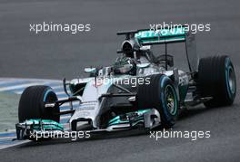 Nico Rosberg (GER), Mercedes AMG F1 Team  31.01.2014. Formula One Testing, Day Four, Jerez, Spain.