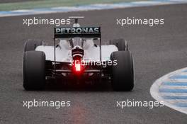 Lewis Hamilton (GBR) Mercedes AMG F1 W05. 31.01.2014. Formula One Testing, Day Four, Jerez, Spain.