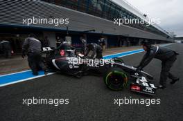 Adrian Sutil (GER) Sauber C33. 31.01.2014. Formula One Testing, Day Four, Jerez, Spain.