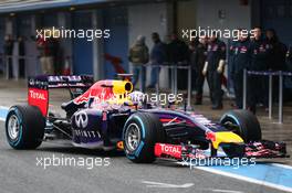 Daniel Ricciardo (AUS) Red Bull Racing RB10. 31.01.2014. Formula One Testing, Day Four, Jerez, Spain.
