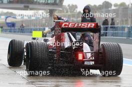 Daniil Kvyat (RUS) Scuderia Toro Rosso STR9. 31.01.2014. Formula One Testing, Day Four, Jerez, Spain.