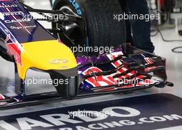 Red Bull Racing RB10 front wing and nosecone detail. 31.01.2014. Formula One Testing, Day Four, Jerez, Spain.