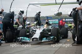 Lewis Hamilton (GBR) Mercedes AMG F1 W05. 31.01.2014. Formula One Testing, Day Four, Jerez, Spain.