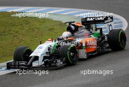 Daniel Juncadella (ESP) Sahara Force India F1 Team Test and Reserve Driver  31.01.2014. Formula One Testing, Day Four, Jerez, Spain.