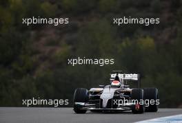 Adrian Sutil (GER), Sauber F1 Team  31.01.2014. Formula One Testing, Day Four, Jerez, Spain.