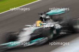 Lewis Hamilton (GBR) Mercedes AMG F1 W05. 31.01.2014. Formula One Testing, Day Four, Jerez, Spain.