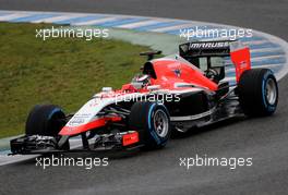 Jules Bianchi (FRA), Marussia F1 Team   31.01.2014. Formula One Testing, Day Four, Jerez, Spain.