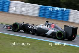 Adrian Sutil (GER), Sauber F1 Team  31.01.2014. Formula One Testing, Day Four, Jerez, Spain.