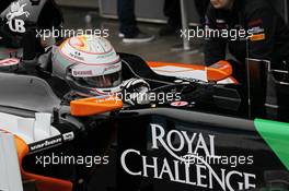 Daniel Juncadella (ESP) Sahara Force India F1 VJM07 Test and Reserve Driver. 31.01.2014. Formula One Testing, Day Four, Jerez, Spain.