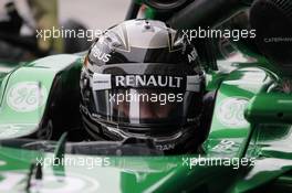 Kamui Kobayashi (JPN) Caterham CT05. 31.01.2014. Formula One Testing, Day Four, Jerez, Spain.