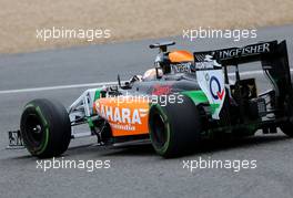 Daniel Juncadella (ESP) Sahara Force India F1 Team Test and Reserve Driver  31.01.2014. Formula One Testing, Day Four, Jerez, Spain.