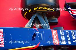 Scuderia Toro Rosso STR9 front suspension detail. 27.01.2014. Formula One Testing, Preparations, Jerez, Spain.