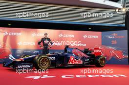 Daniil Kvyat (RUS) Scuderia Toro Rosso at the unveiling of the Scuderia Toro Rosso STR9. 27.01.2014. Formula One Testing, Preparations, Jerez, Spain.