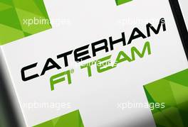 Caterham F1 Team new logo. 27.01.2014. Formula One Testing, Preparations, Jerez, Spain.