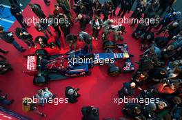 The unveiling of the Scuderia Toro Rosso STR9. 27.01.2014. Formula One Testing, Preparations, Jerez, Spain.