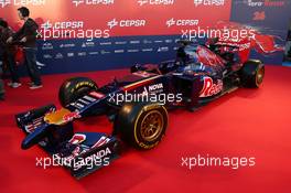 The new Scuderia Toro Rosso STR9 is unveiled. 27.01.2014. Formula One Testing, Preparations, Jerez, Spain.