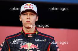 Daniil Kvyat (RUS) Scuderia Toro Rosso at the Scuderia Toro Rosso STR9 unveiling. 27.01.2014. Formula One Testing, Preparations, Jerez, Spain.