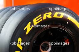 Pirelli tyres for the Sahara Force India F1 Team. 27.01.2014. Formula One Testing, Preparations, Jerez, Spain.