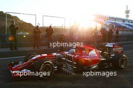 Fernando Alonso (ESP) Ferrari F14-T running sensor equipment. 30.01.2014. Formula One Testing, Day Three, Jerez, Spain.