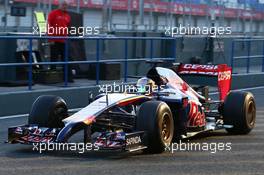 Jean-Eric Vergne (FRA) Scuderia Toro Rosso STR9. 30.01.2014. Formula One Testing, Day Three, Jerez, Spain.