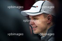 Kevin Magnussen (DEN) McLaren with the media. 30.01.2014. Formula One Testing, Day Three, Jerez, Spain.