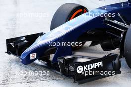 Williams FW36 - front wing and nosecone detail. 30.01.2014. Formula One Testing, Day Three, Jerez, Spain.