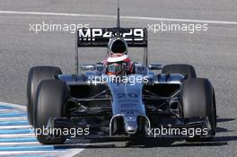 Kevin Magnussen (DEN) McLaren MP4-29. 30.01.2014. Formula One Testing, Day Three, Jerez, Spain.