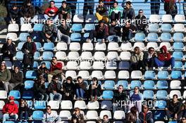 Fans in the grandstand. 30.01.2014. Formula One Testing, Day Three, Jerez, Spain.