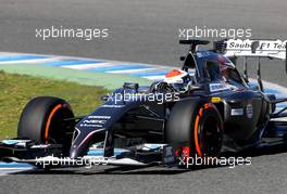 Adrian Sutil (GER), Sauber F1 Team  30.01.2014. Formula One Testing, Day Three, Jerez, Spain.