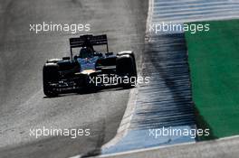 Jean-Eric Vergne (FRA) Scuderia Toro Rosso STR9. 30.01.2014. Formula One Testing, Day Three, Jerez, Spain.