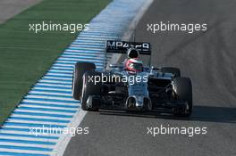 Kevin Magnussen (DEN) McLaren MP4-29. 30.01.2014. Formula One Testing, Day Three, Jerez, Spain.