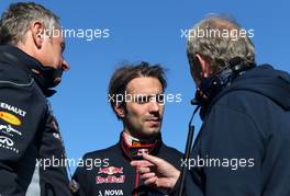 Jean-Eric Vergne (FRA), Scuderia Toro Rosso  and Dr Helmut Marko (AUT) Red Bull Motorsport Consultant  30.01.2014. Formula One Testing, Day Three, Jerez, Spain.