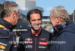 Jean-Eric Vergne (FRA), Scuderia Toro Rosso and Dr Helmut Marko (AUT) Red Bull Motorsport Consultant  30.01.2014. Formula One Testing, Day Three, Jerez, Spain.