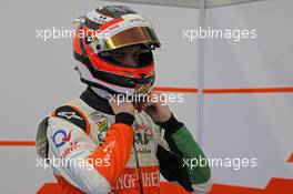 Nico Hulkenberg (GER) Sahara Force India F1. 30.01.2014. Formula One Testing, Day Three, Jerez, Spain.