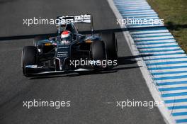 Adrian Sutil (GER) Sauber C33. 30.01.2014. Formula One Testing, Day Three, Jerez, Spain.