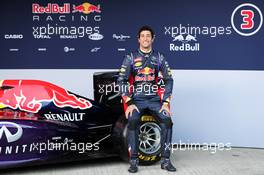 Daniel Ricciardo (AUS) Red Bull Racing at the unveiling of the Red Bull Racing RB10. 28.01.2014. Formula One Testing, Day One, Jerez, Spain.