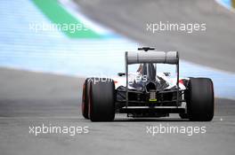 Esteban Gutierrez (MEX) Sauber C33. 28.01.2014. Formula One Testing, Day One, Jerez, Spain.