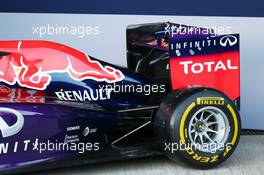 The new Red Bull Racing RB10 - rear wing and rear suspension detail. 28.01.2014. Formula One Testing, Day One, Jerez, Spain.