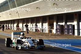 Lewis Hamilton (GBR) Mercedes AMG F1 W05. 28.01.2014. Formula One Testing, Day One, Jerez, Spain.