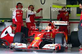 Kimi Raikkonen (FIN) Ferrari F14-T. 28.01.2014. Formula One Testing, Day One, Jerez, Spain.