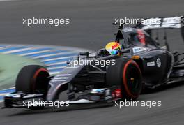 Esteban Gutierrez (MEX), Sauber F1 Team  28.01.2014. Formula One Testing, Day One, Jerez, Spain.