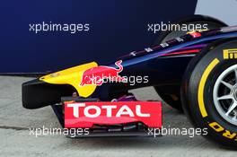 Red Bull Racing RB10 front wing and nosecone. 28.01.2014. Formula One Testing, Day One, Jerez, Spain.