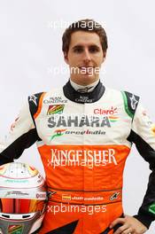 Daniel Juncadella (ESP) Sahara Force India F1 Team Test and Reserve Driver. 28.01.2014. Formula One Testing, Day One, Jerez, Spain.